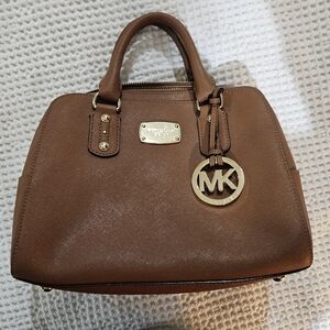 Michael Kors Brown Leather Satchel & Wallet